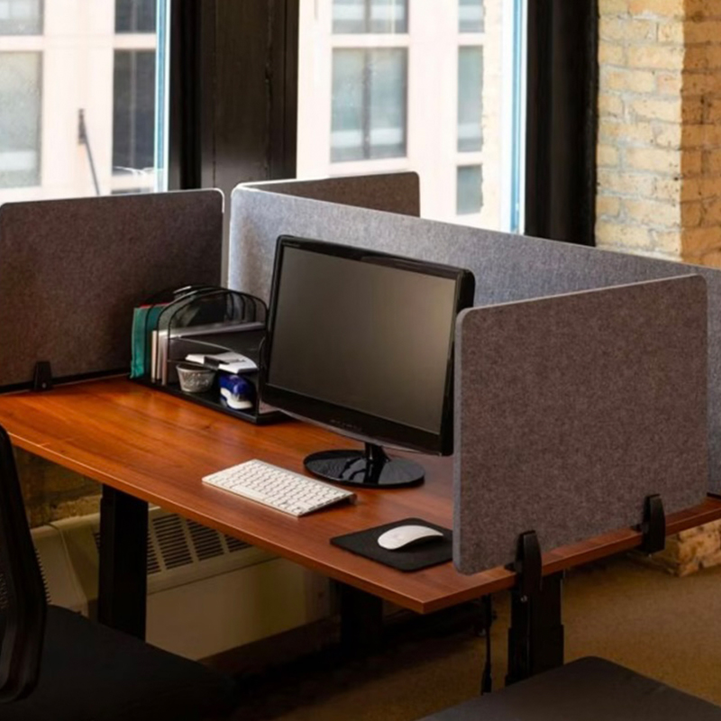 جداکننده میز پلی استر PET سازگار با محیط زیست Spesonic صفحه میز آکوستیک پلی استر جذب صدا