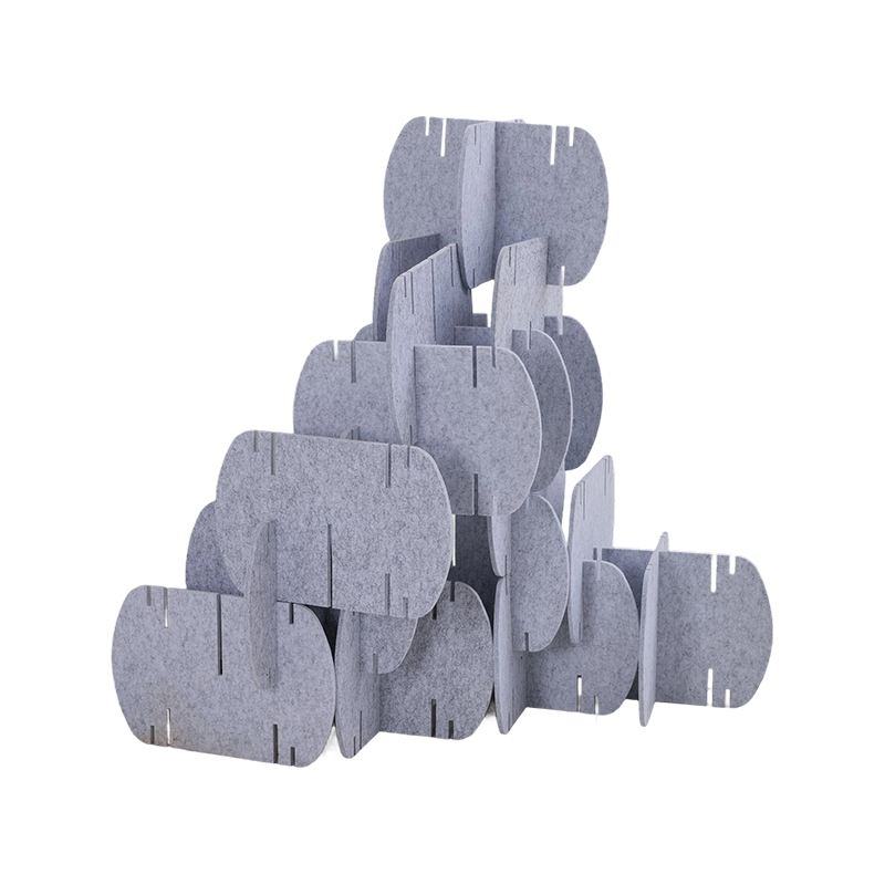 پانل‌های آکوستیک سازگار با محیط زیست برای تقسیم‌کننده‌های اتاق پارتیشن اداری طراحی داخلی تجاری با پارچه