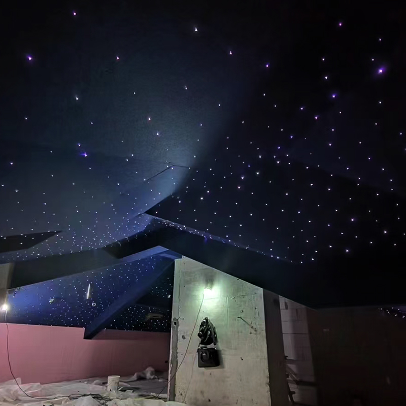 پانلهای آکوستیک رنگارنگ فیبر نوری برای هتلهای مدرن طراحی گرافیکی با کنترل از راه دور ستاره محیطی سبک گرما کششی پانلهای آکوستیک رنگارنگ فیبر نوری برای هتلهای مدرن طراحی گرافیکی با کنترل از راه دور ستاره محیطی سبک گرما کششی