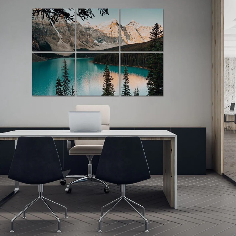 پانل های دیواری انتقال حرارت قابل چاپ - خود چسب، عایق صدا، مناسب برای سالن ها / مدارس