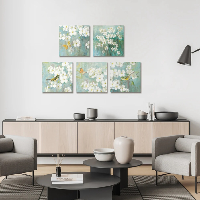 نقاشی‌های دیواری پانل آکوستیک انتقال حرارت به سبک مدرن - HD، جاذب صدا، برای اتاق خواب/اتاق نشیمن