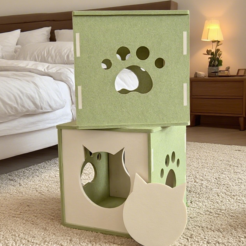 تخت خواب گربه سازگار با محیط زیست مدرن با جذب صدا و کاهش صدا با پانل های آکوستیک، نصب آسان، سطح مقاوم در برابر خش برای راحتی گربه ها، مواد غیر سمی، طراحی مناسب برای حیوانات خانگی، ایده آل برای محیط های آرام در خانه، لانه گربه بادوام تخت خواب گربه سازگار با محیط زیست مدرن با جذب صدا و کاهش صدا با پانل های آکوستیک، نصب آسان، سطح مقاوم در برابر خش برای راحتی گربه ها، مواد غیر سمی، طراحی مناسب برای حیوانات خانگی، ایده آل برای محیط های آرام در خانه، لانه گربه بادوام