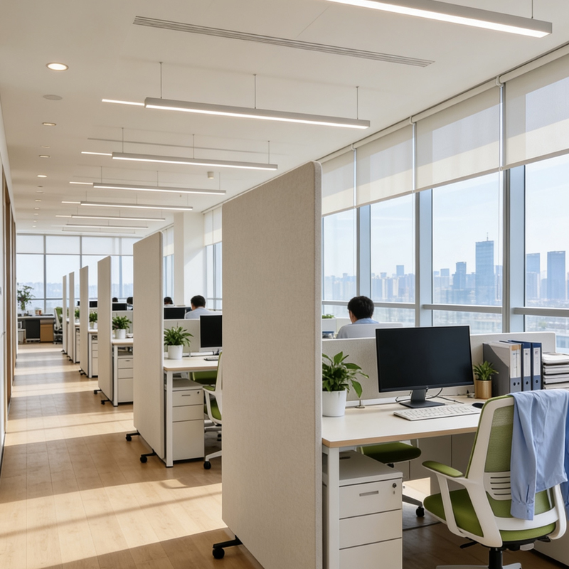 اندازه های قابل تنظیم صفحه نمایش جذب صدا 1700×1200×28 میلی متر، تقسیم کننده کف آکوستیک